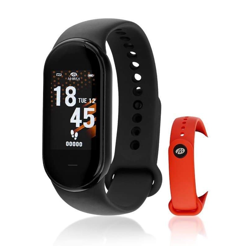 Reloj Pulsera de Actividad Marea B57014/1 Unisex con otra Correa de Regalo