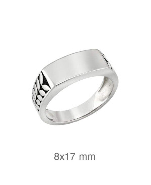 Sello Esmalte Negro de Plata Ley