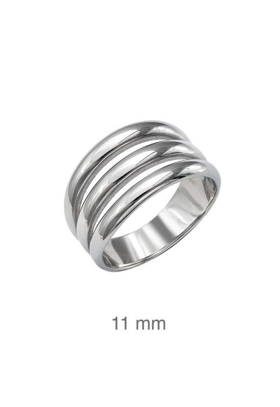 Anillo de Tres Aros en Plata Ley