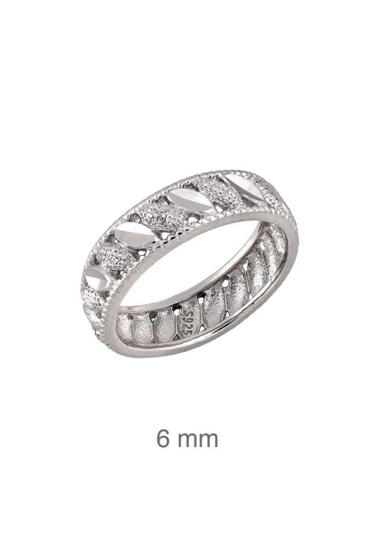 Anillo Lapidado Plata Ley