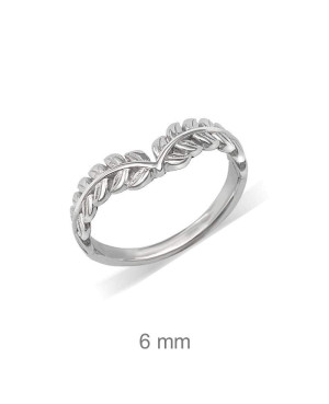 Mini Anillo Rama Plata Ley