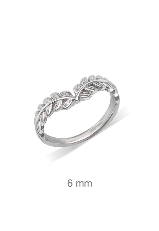 Mini Anillo Rama Plata Ley