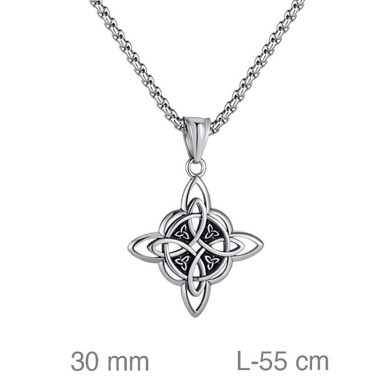 Cadena con Triqueta Celta en Acero
