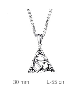 Cadena con Nudo de Brujas en Acero