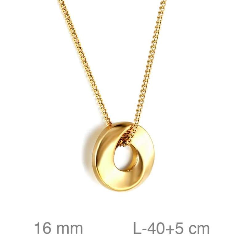 Collar en Acero Dorado