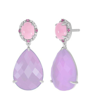 Pendientes Marea Jaipur D03501/AK Plata Ley