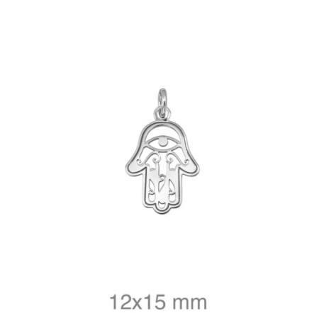 Colgante Mano de Fátima en Plata Ley