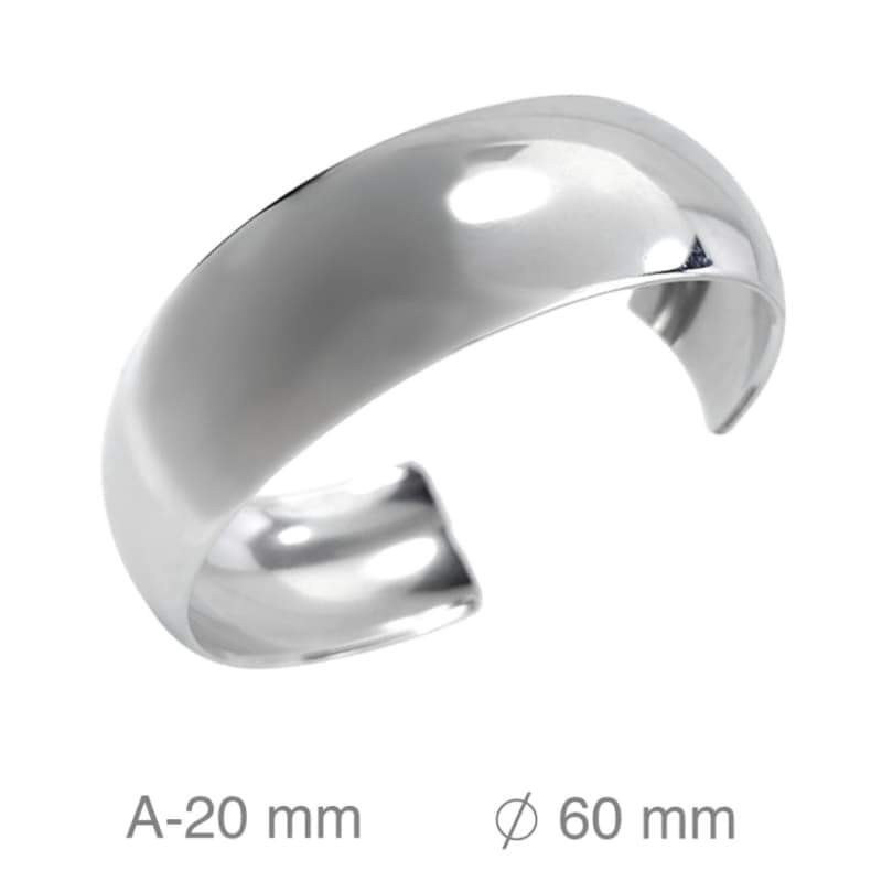 Brazalete Ancho en Acero