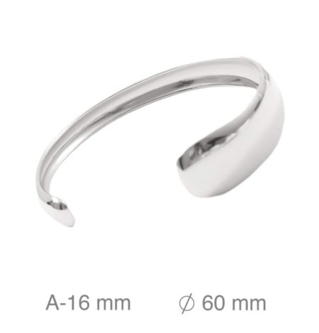 Brazalete Asimétrico en Acero