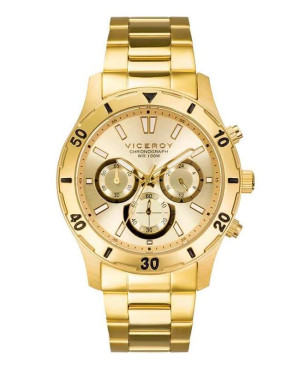 Reloj Viceroy Heat 401135-97 Cronógrafo Hombre Dorado