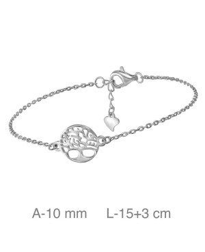 Pulsera del Árbol de la Vida en Plata Ley