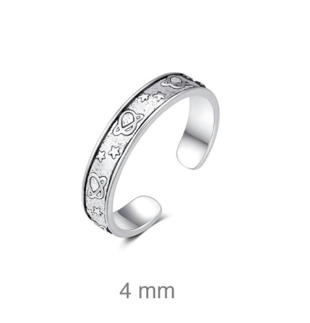 Anillo Abierto Universo de Plata Ley