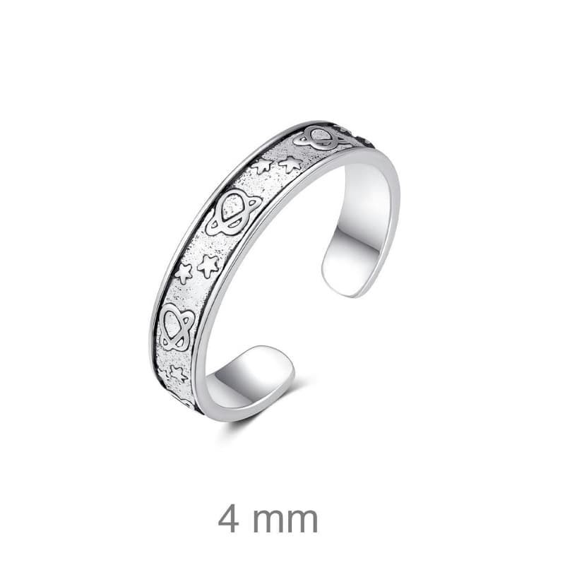 Anillo Abierto Universo de Plata Ley