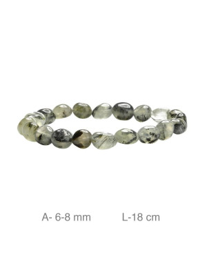 Pulsera de Piedra Natural Capilar Verde