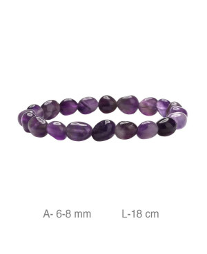 Pulsera de Piedra Natural Amatistas