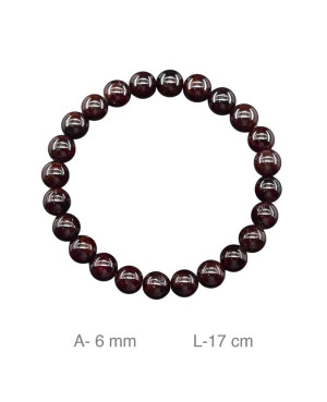 Pulsera de Piedra Natural Granate