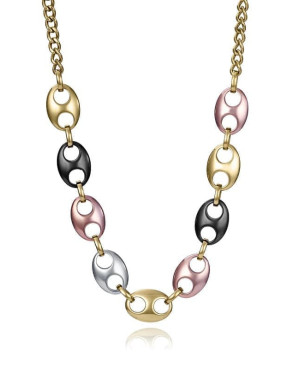 Collar Viceroy de Acero Tricolor tipo Calabrote 15174C01019