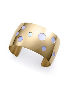 Brazalete Viceroy de Acero Dorado y Madre Perla 14272P01012