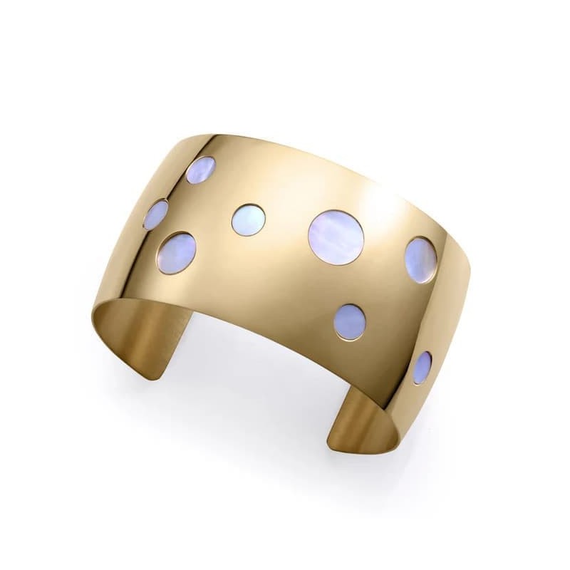 Brazalete Viceroy de Acero Dorado y Madre Perla 14272P01012