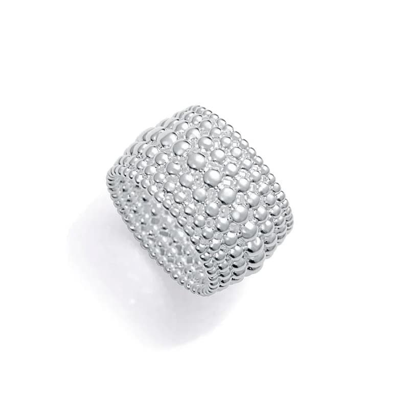 Anillo Viceroy de Acero Chapado en Plata 14317A01400