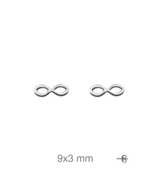 Pendientes Infinito Plata Ley