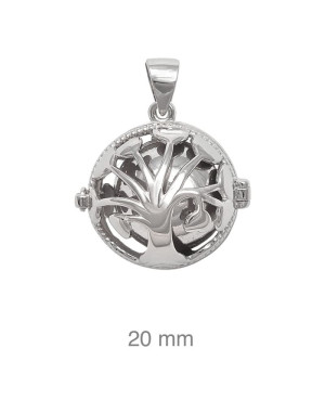 Llamador de Ángeles Árbol de la Vida Plata Ley