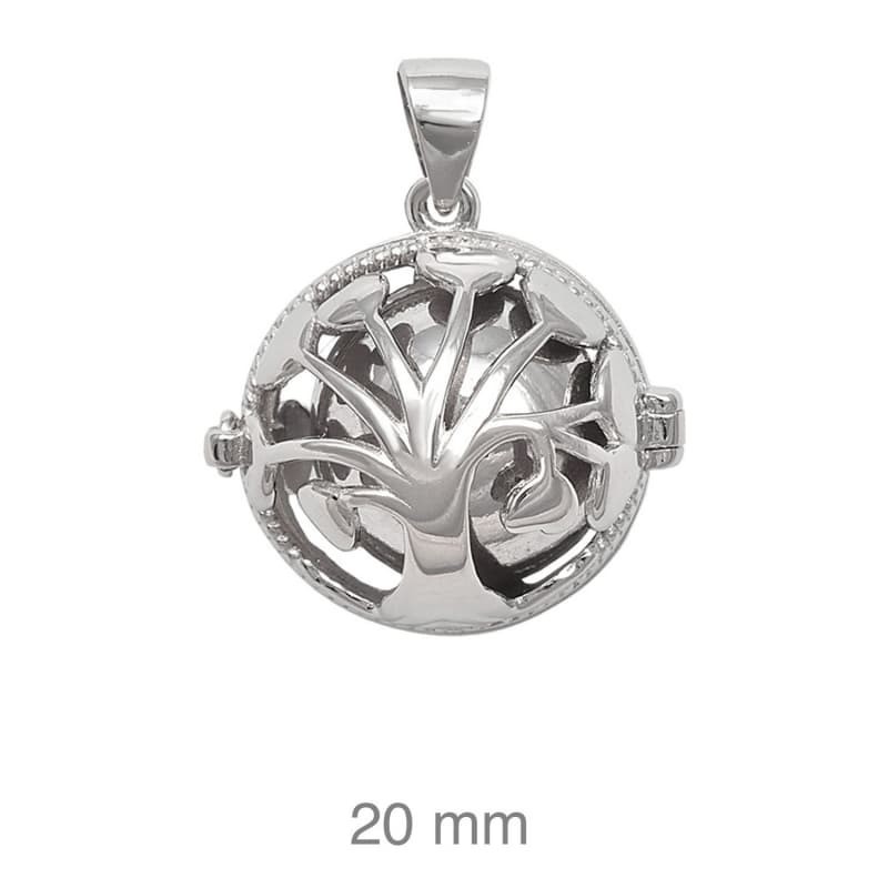 Llamador de Ángeles Árbol de la Vida Plata Ley