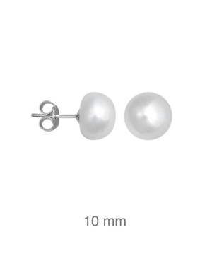 Pendientes Perlas Naturales Plata Ley