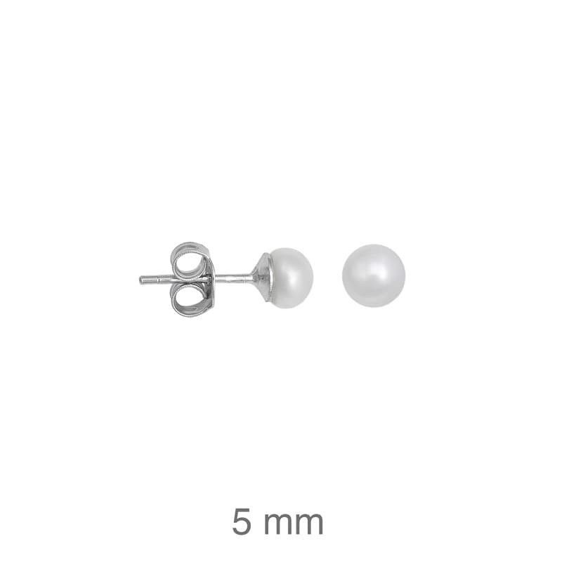 Pendientes Perlas Naturales Plata Ley