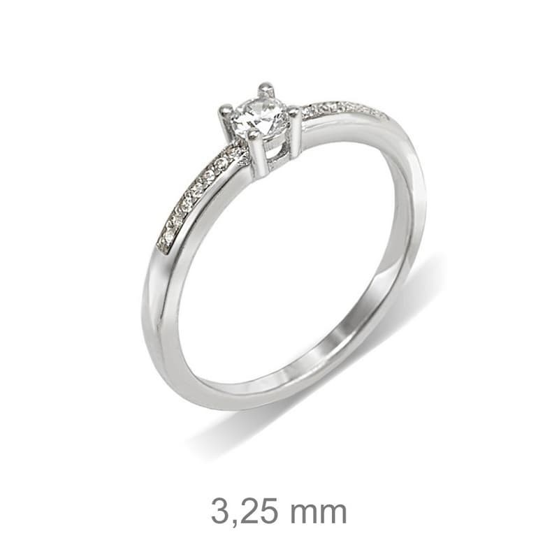 Anillo Compromiso de Plata Ley