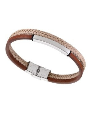 Pulsera Marea C00103/308 de Acero y Piel