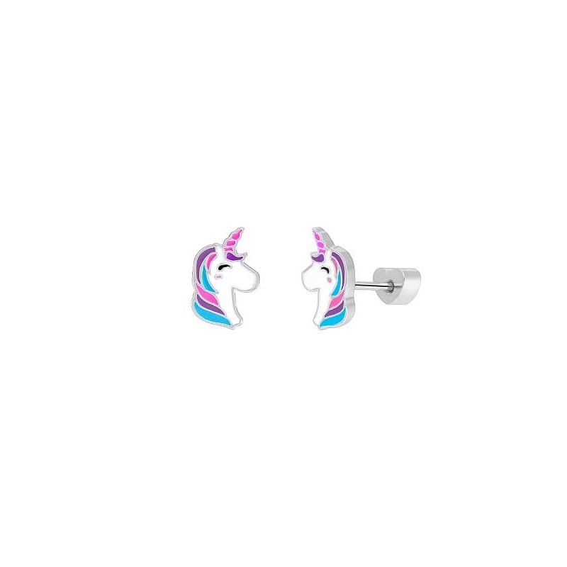 Pendientes Unicornio Marea Girls D04001/BB Plata Ley