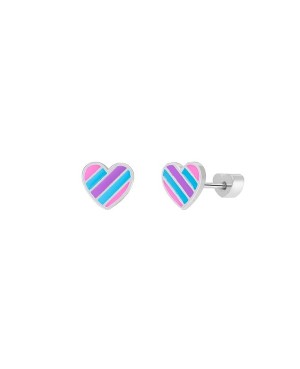 Pendientes Corazón Marea Girls D04001/AR Plata Ley