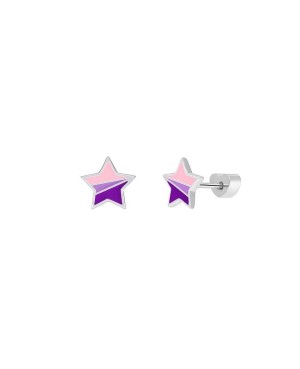 Pendientes Estrella Marea Girls D04001/AP Plata Ley