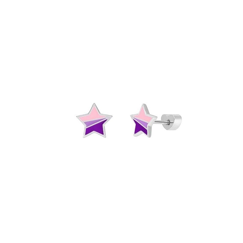 Pendientes Estrella Marea Girls D04001/AP Plata Ley