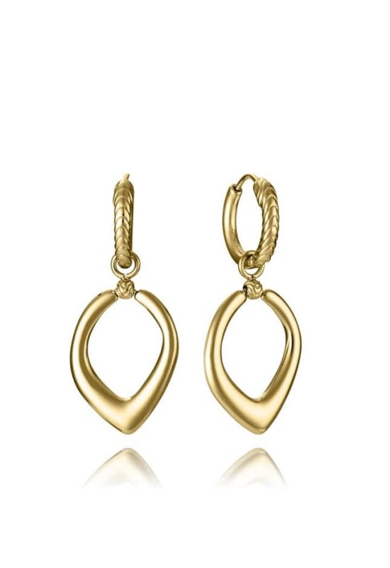 Pendientes Viceroy de Acero Bicolor 15195E01012