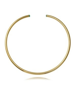 Collar Viceroy Rígido de Acero Dorado 75421C01012