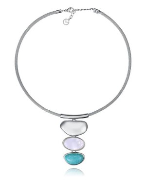 Collar Viceroy de Acero Chapado en Plata 14349C01000