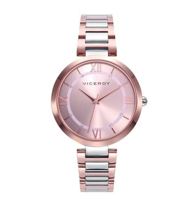 Reloj Viceroy Chic 42428-23 Mujer Bicolor Rosado