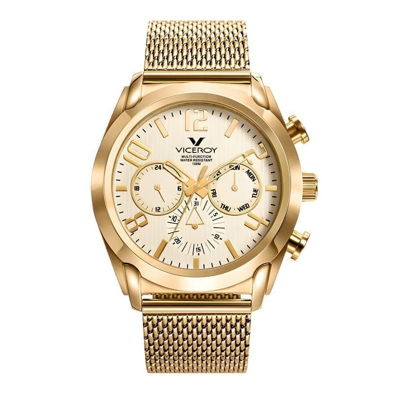 Reloj Viceroy 471195-95 de Hombre Multifuncion Dorado