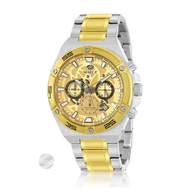 Reloj Marea Crono Steel B35374/6 Hombre