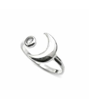 Anillo Diamond Moonset Plata | Relojería Pardines