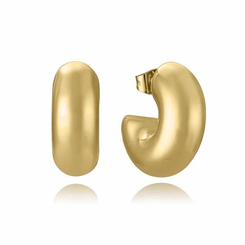 Pendientes Aros Viceroy 75419E01012 de Acero Dorado