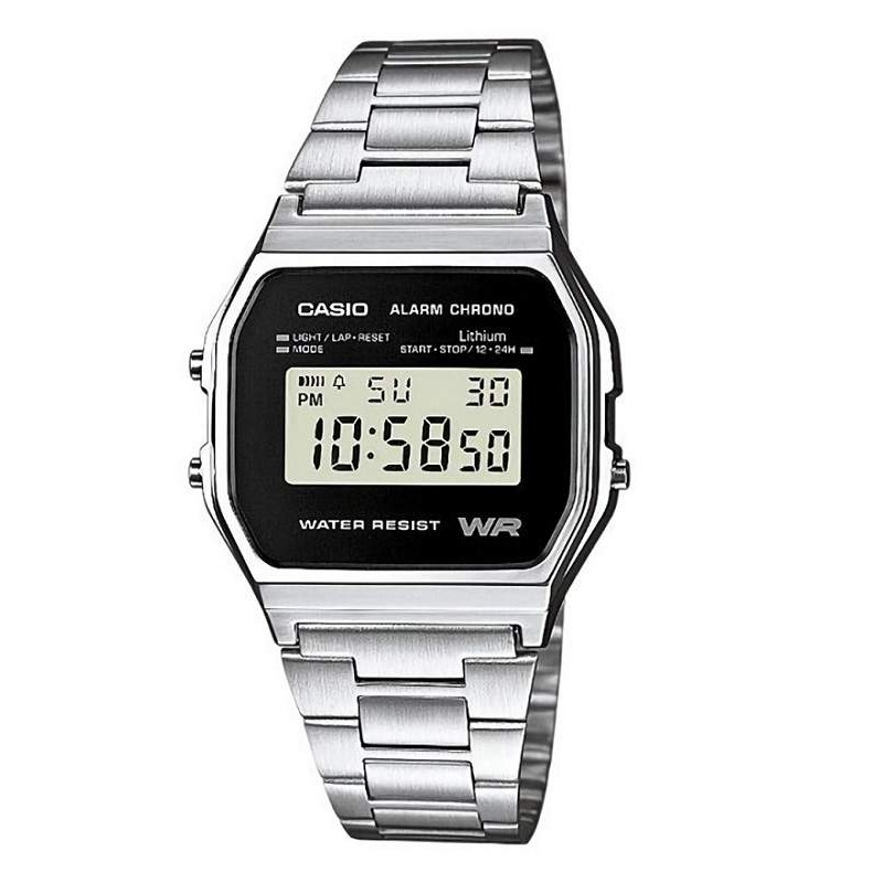Reloj Casio A-158WE-1E Digital Unisex  | Relojería Joyería Pardines