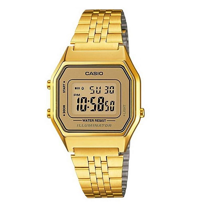 Reloj Casio Vintage LA-680WG-9D Digital Mujer
