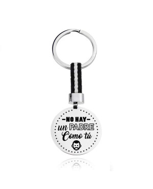 Llavero No hay un Padre como Tú Acero