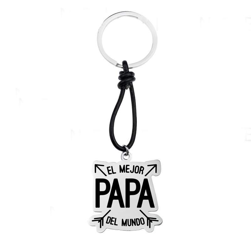 Llavero El mejor Papá del Mundo Acero