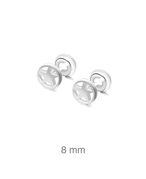 Pendientes Estrella en Acero
