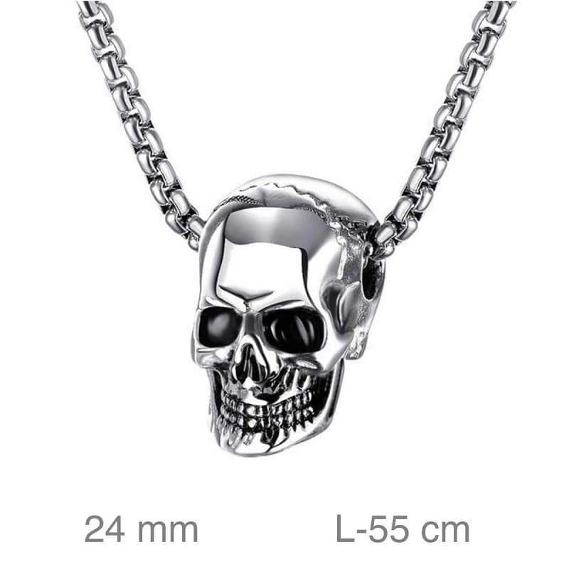 Cadena con Calavera en Acero