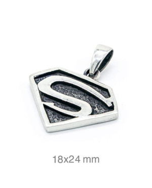 Colgante Superman Plata Ley